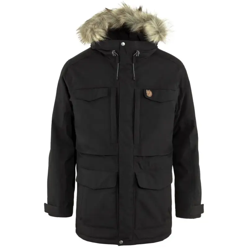 Kurtka ocieplana męska Fjallraven Nuuk Parka - Black Wybór klientów