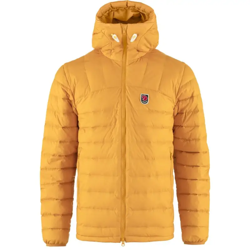 Kurtka puchowa męska Fjallraven Expedition Pack Down Hoodie - Mustard Yellow Hit sprzedaży