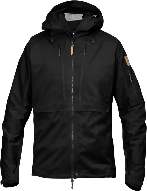 Darmowy zwrot Kurtka membranowa męska Fjallraven Keb Eco-Shell - Black