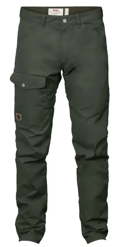 Niska cena Spodnie G-1000® męskie Fjallraven Greenland Jeans Regular - Deep Forest