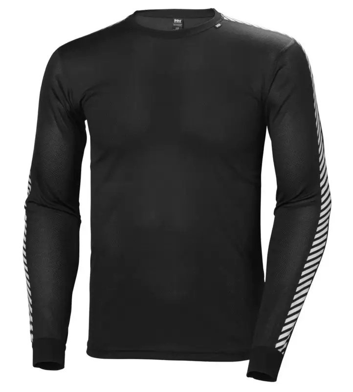 Zniżka Bluza szybkoschnąca męska Helly Hansen LIFA STRIPE CREW - Black