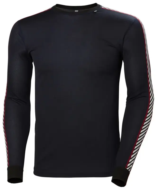 Wyprzedaż Bluza szybkoschnąca męska Helly Hansen LIFA STRIPE CREW - Navy