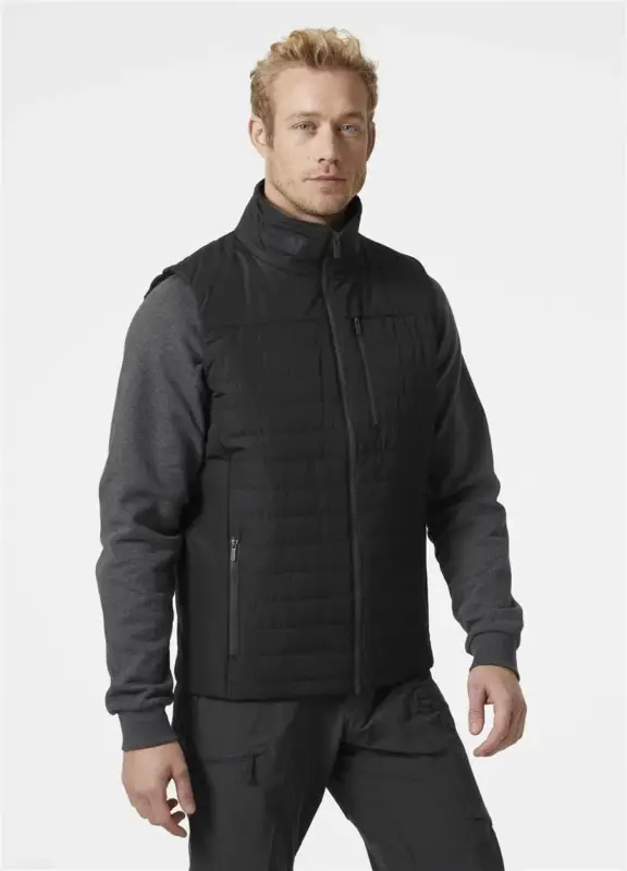 Wybór klientów Kamizelka ocieplana męska Helly Hansen CREW INSULATOR VEST 2.0 - Ebony