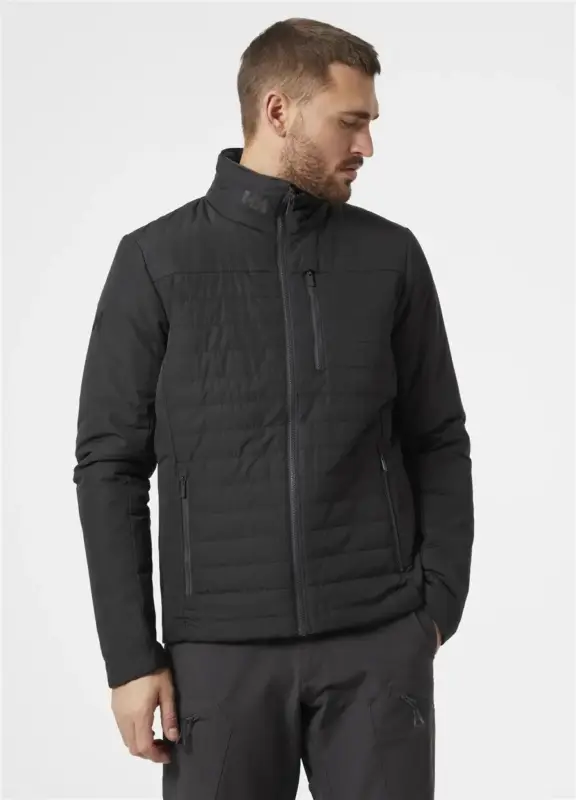 Kurtka ocieplana męska Helly Hansen CREW INSULATOR JACKET 2.0 - Ebony Okazja