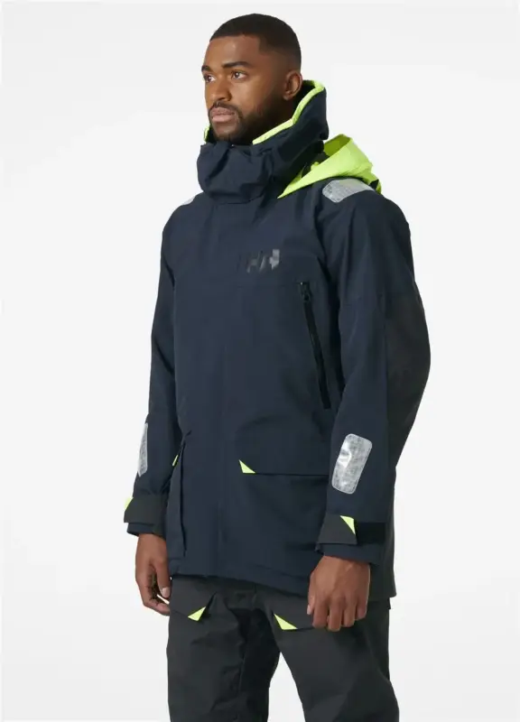 Taniej Sztormiak męski Helly Hansen SKAGEN OFFSHORE JACKET - Navy