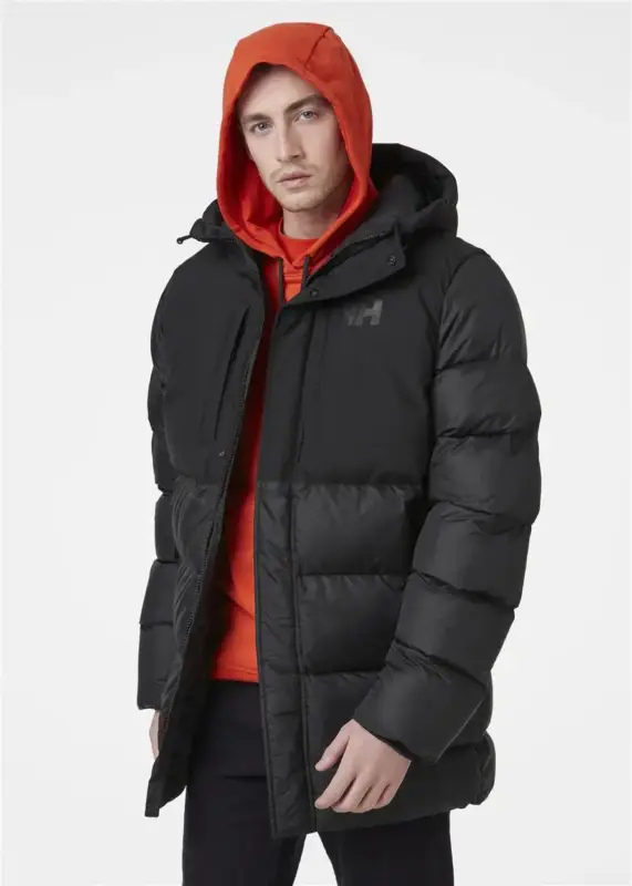 Do wyczerpania zapasów Kurtka ocieplana męska Helly Hansen ACTIVE PUFFY LONG JACKET - Black