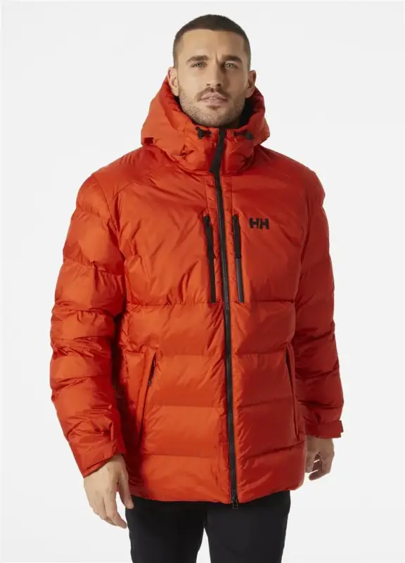 Kurtka ocieplana męska Helly Hansen PARK PUFFY PARKA - Patrol Orange Obniżka ceny