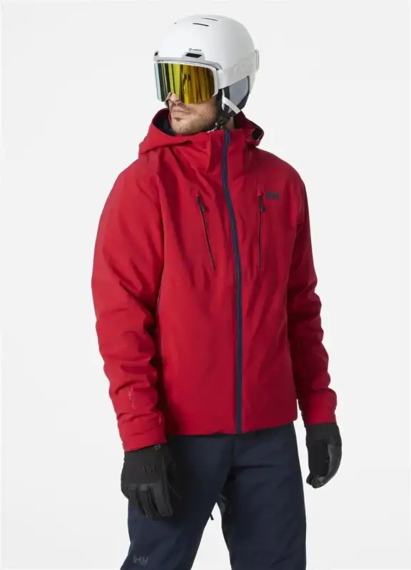 Bezpieczne zakupy Kurtka narciarska męska Helly Hansen Alpha 4.0 Jacket - Red
