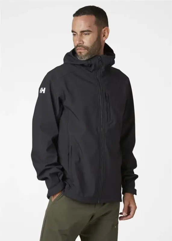 Kurtka softshellowa męska Helly Hansen PARAMOUNT HOODED SOFTSHELL - Black Okazja