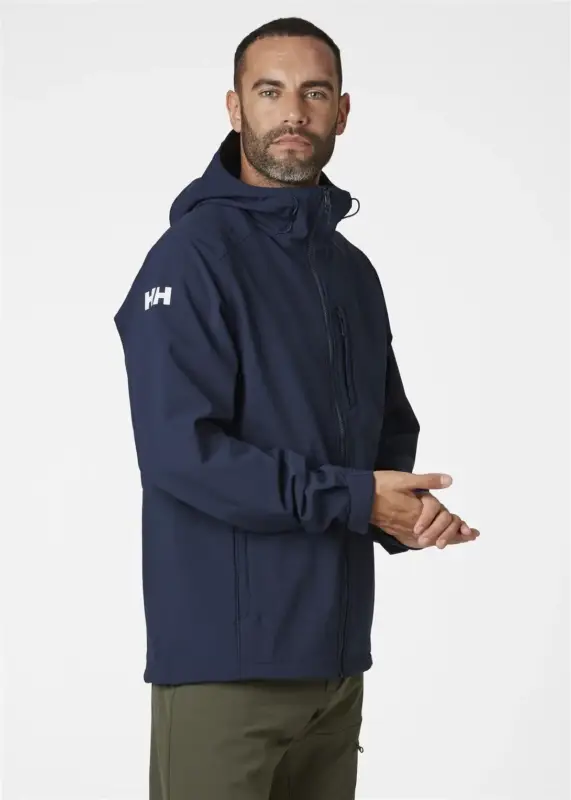 Kurtka softshellowa męska Helly Hansen PARAMOUNT HOODED SOFTSHELL - Navy Oferta czasowa