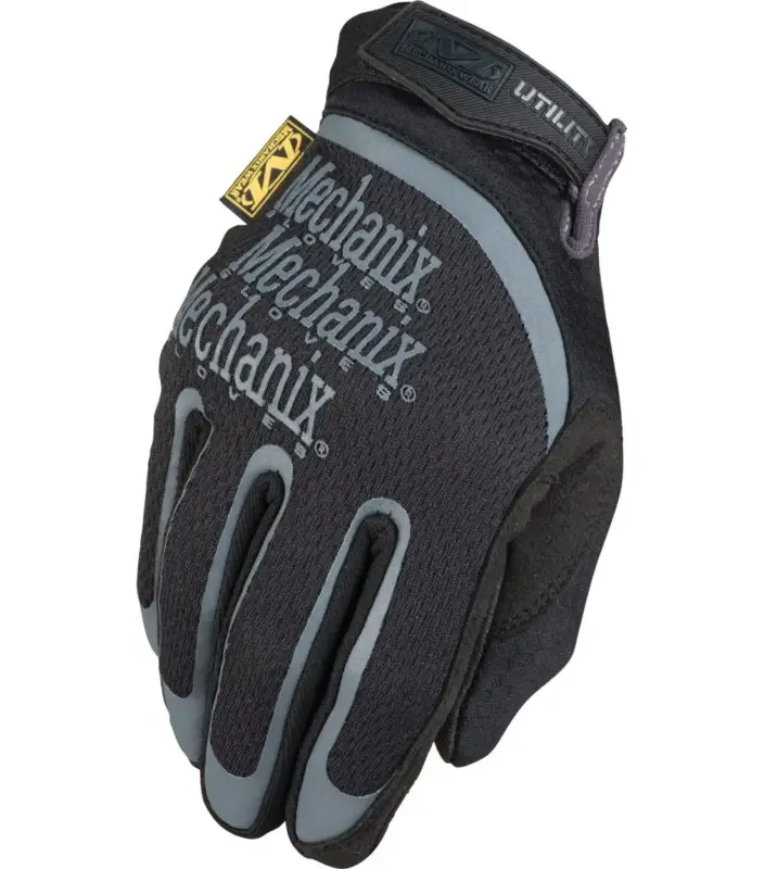 Rękawice ochronne męskie Mechanix Wear Utility - Black Zamów teraz