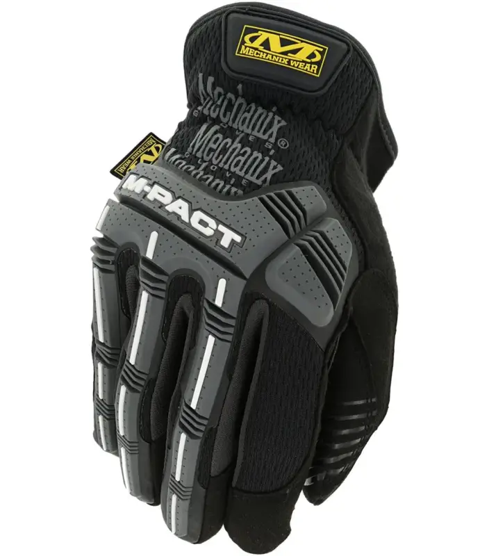 Rękawice ochronne męskie Mechanix Wear M-Pact® Open Cuff - Black Bezpieczna płatność