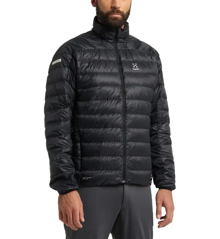 Kurtka puchowa męska L.I.M Down Jacket Haglofs - True Black Wysoka jakość