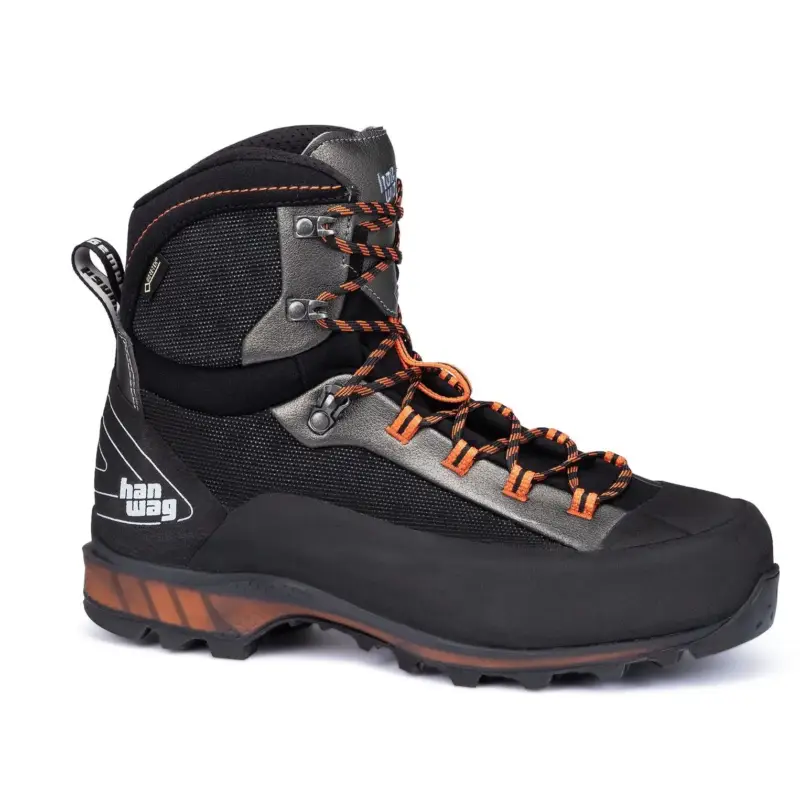 Buty na via ferraty z membraną męskie Hanwag Ferrata II GTX® - Black/Orange Kup online