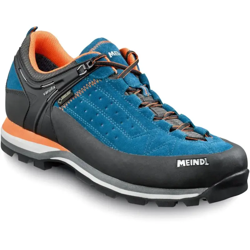 Buty podejściowe męskie Meindl Literock GTX - Blue/Orange Wysoka jakość