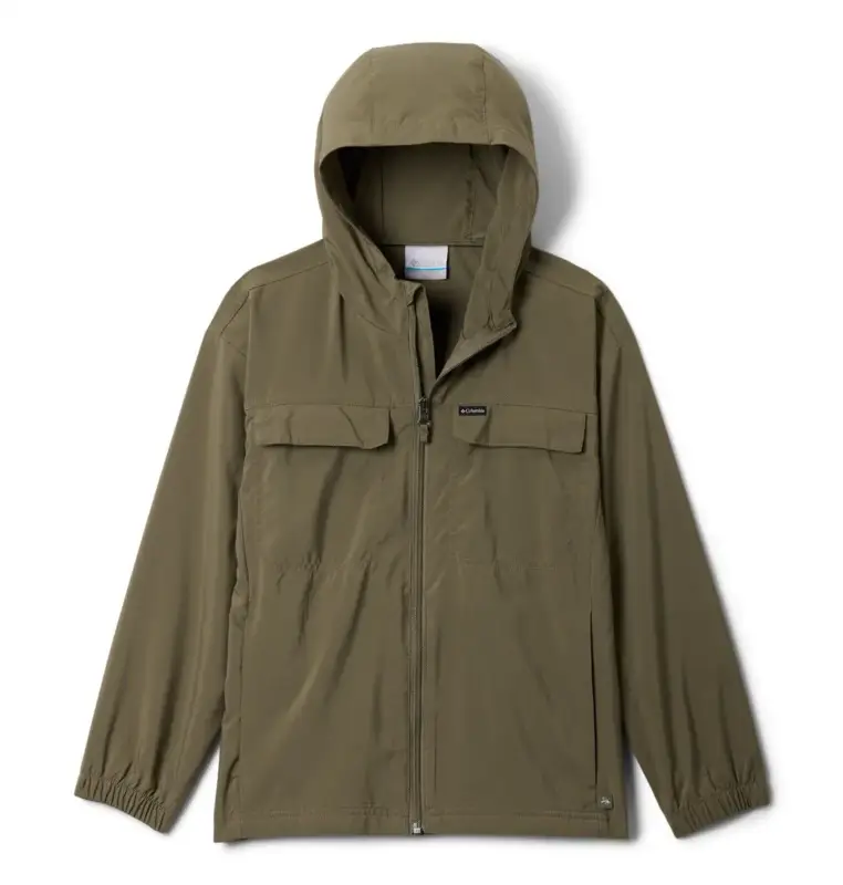 Kup teraz Bluza z filtrem UV dziecięca Columbia Skien Valley™ Hooded LS Shirt - Stone Green