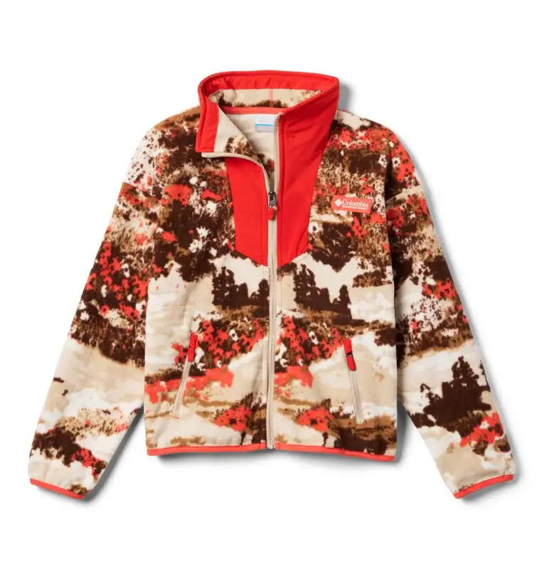 Popularny Polar dziecięcy Columbia Sequoia Grove™ Printed Full Zip Fleece - Zing