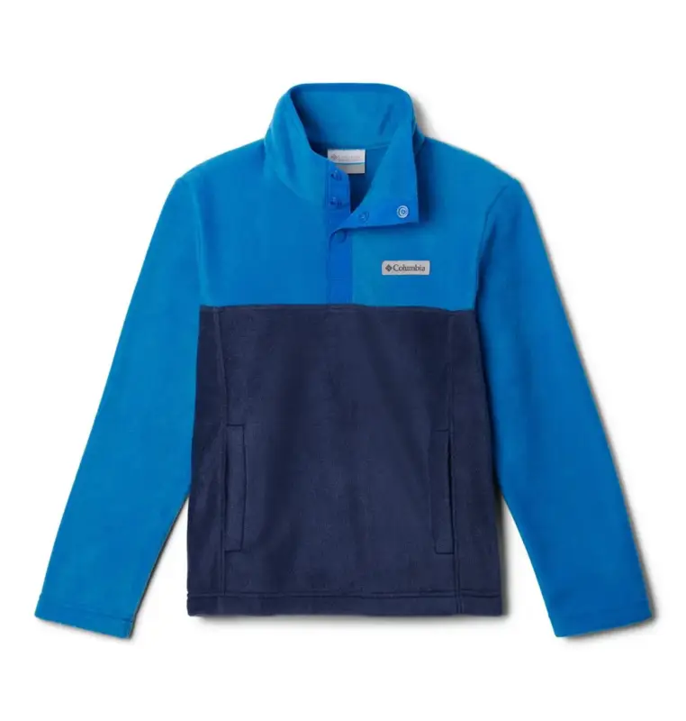 Polar dziecięcy Columbia Steens Mtn™ II 1/4 Snap Fleece Pull-Over - Collegiate Navy Bestseller