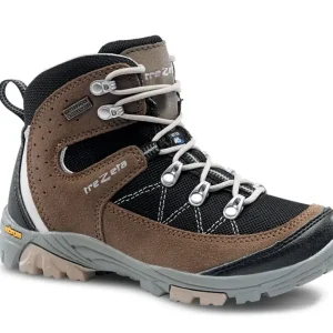 Buty turystyczne dziecięce Trezeta Cyclone Wp Kid - Black/Brown Cena promocyjna