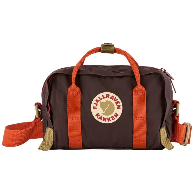 Saszetka Fjallraven Kånken Koncept Crossbody - Black Oak/Rowan Red Super okazja