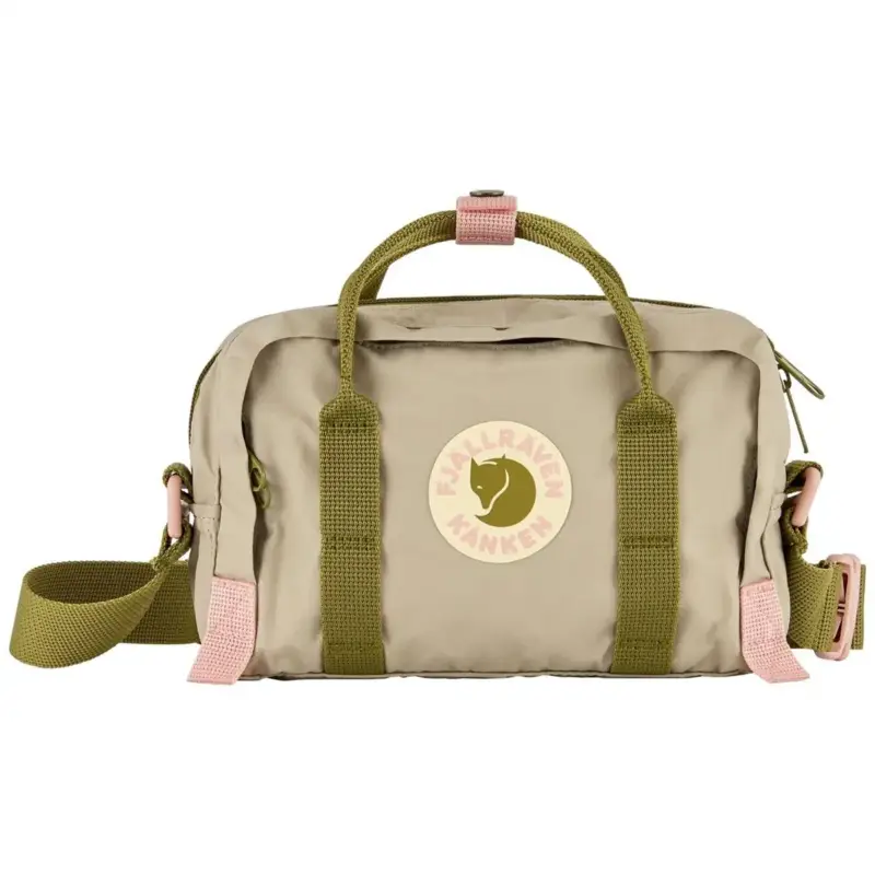 Łatwy zwrot Saszetka Fjallraven Kånken Koncept Crossbody - Fossil/Foliage Green