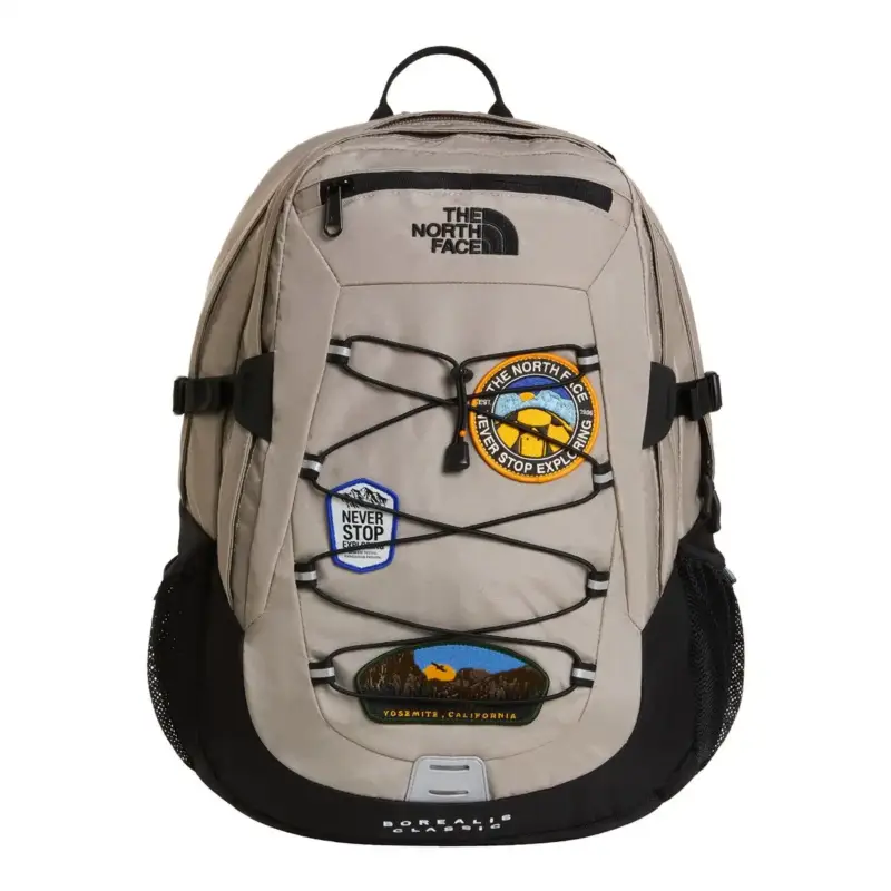 Plecak miejski The North Face Borealis Classic Patch - Stone Slab/TNF Black/Patch Taniej