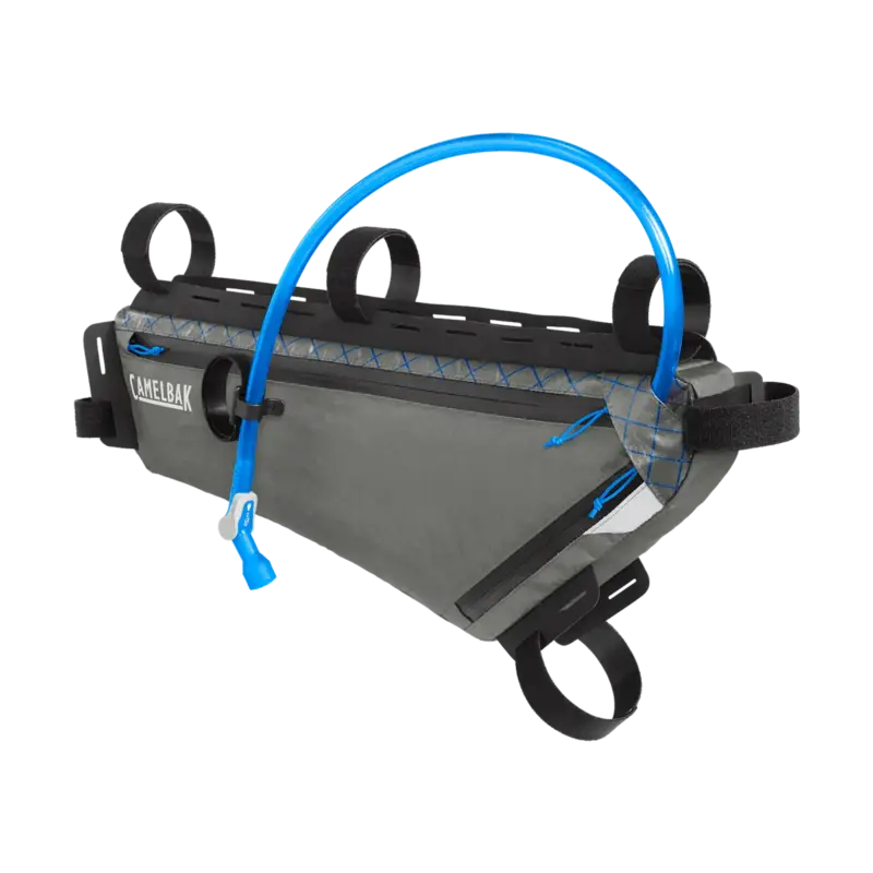 Sprawdź teraz Torba na ramę Camelback M.U.L.E.® Frame Pack with Quick Stow™ 2L Bike Reservoir - Wolf Grey