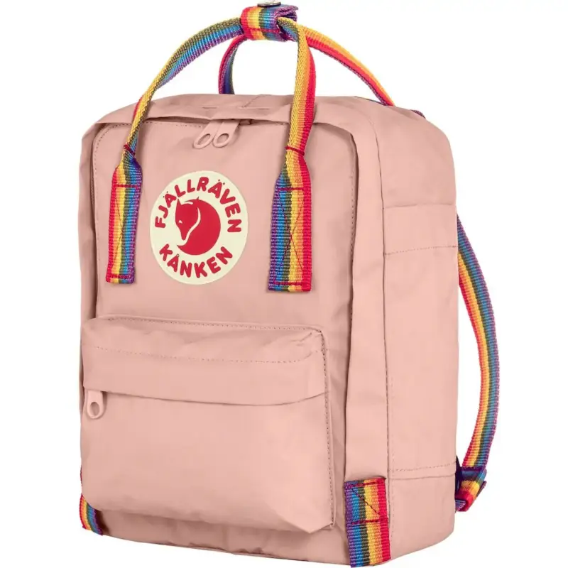 Oferta Plecak Fjallraven Kånken Rainbow Mini - Chalk Rose/Rainbow Pattern