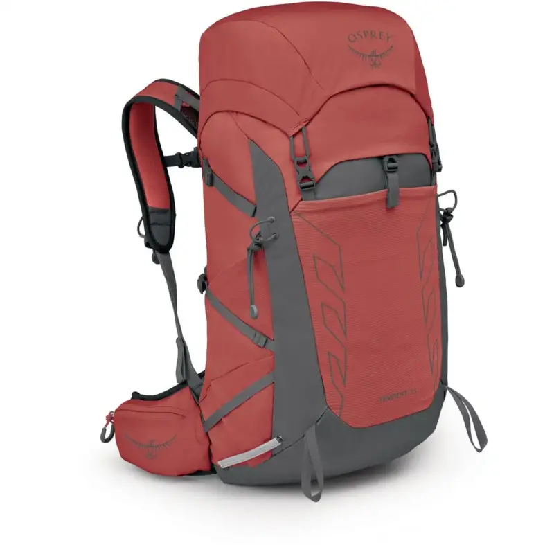 Zamów dziś Plecak turystyczny damski Osprey Tempest 33 - Red Pampas/Coal Grey