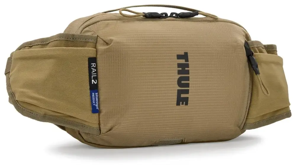 Tani Nerka rowerowa Thule Rail Hip Pack 2L - Faded Khaki