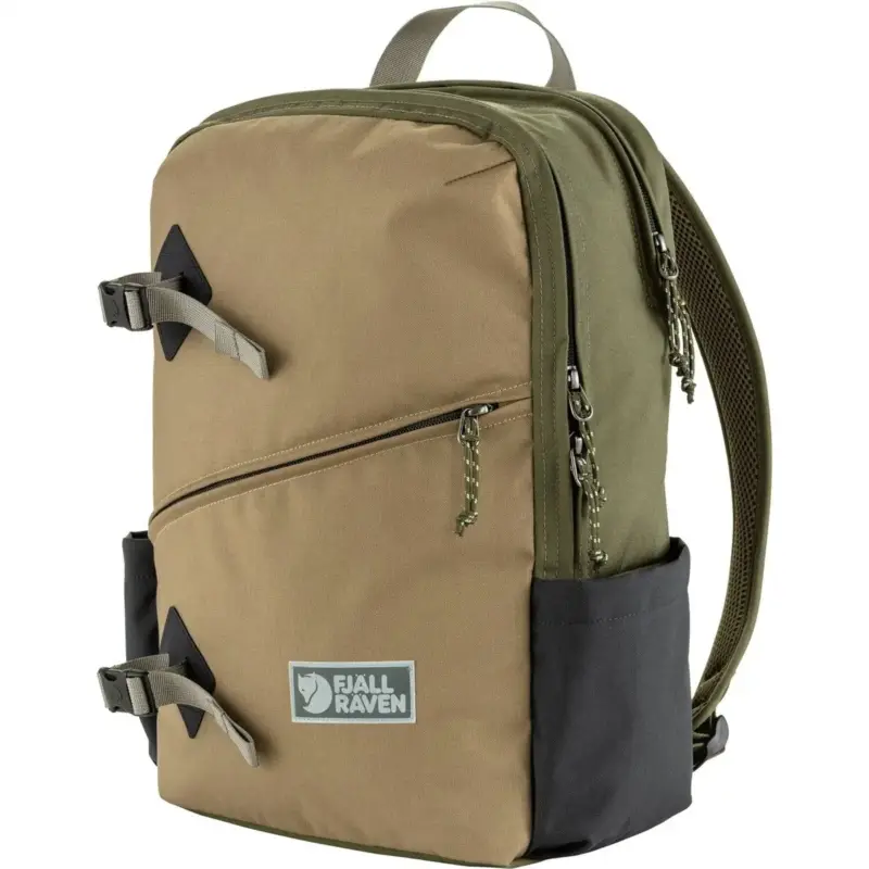 Plecak miejski Fjallraven Vardag Backpack 17 - Green/Clay Szybka dostawa