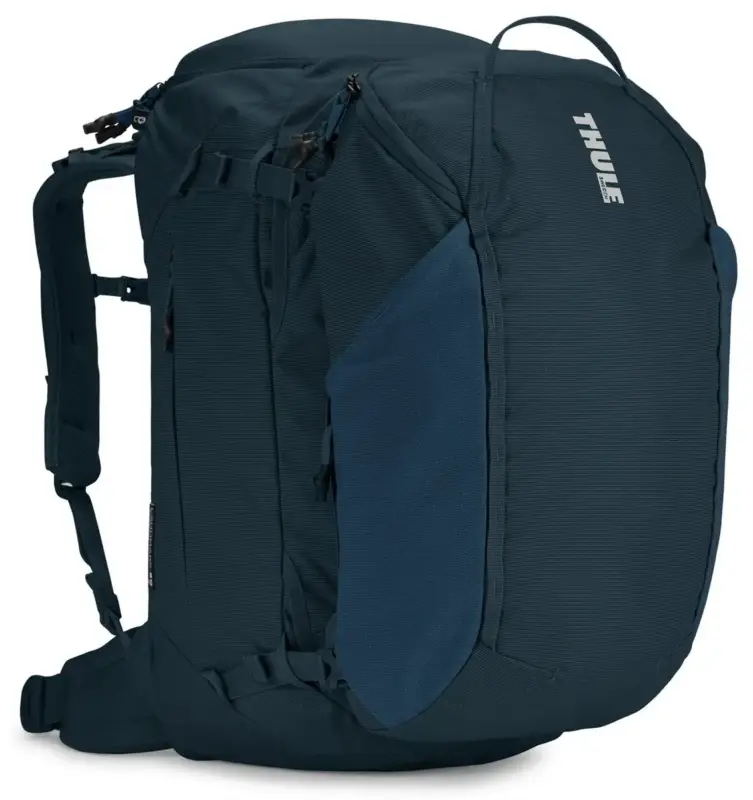 Tani Plecak podróżny damski Thule Landmark Travel Pack 60L - Darkest Blue