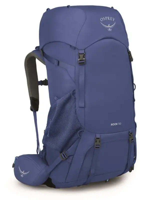 Ostatnie sztuki Plecak wyprawowy męski OSPREY Rook 50 - Astrology Blue/Blue Flame