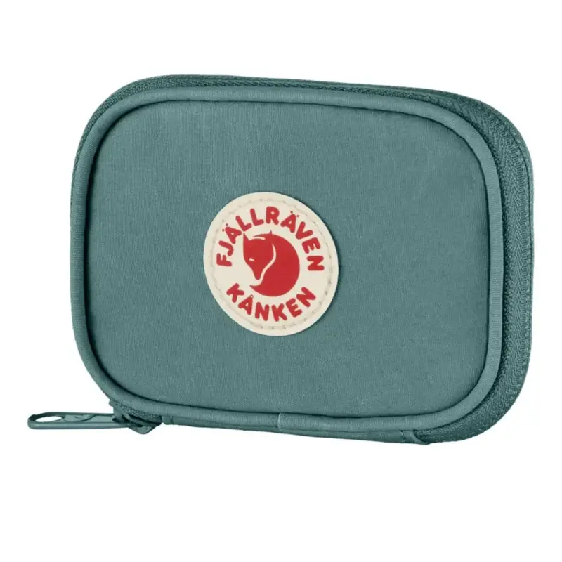 Popularny Portfel Fjallraven Kånken CARD WALLET - Frost Green