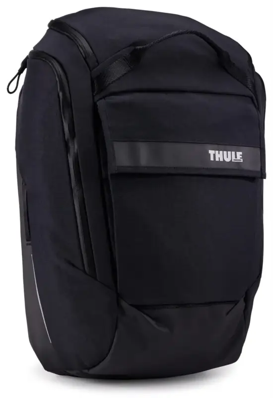 Hybrydowa sakwa rowerowa i plecak Thule Paramount 26L - Black Bezpieczne zakupy