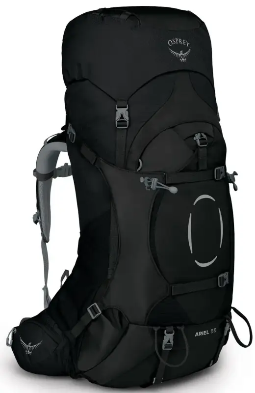 Dostępne od ręki Plecak wyprawowy damski Osprey Ariel 55 - Black
