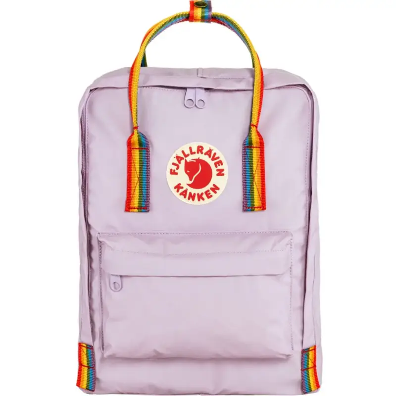 Plecak Fjallraven Kånken Rainbow - Pastel Lavender/Rainbow Pattern Hit sprzedaży