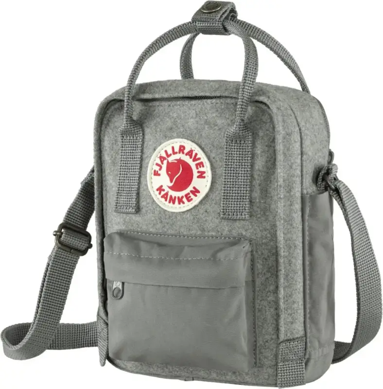 Super okazja Torba Fjallraven Kånken Re-Wool Sling - Granite Grey