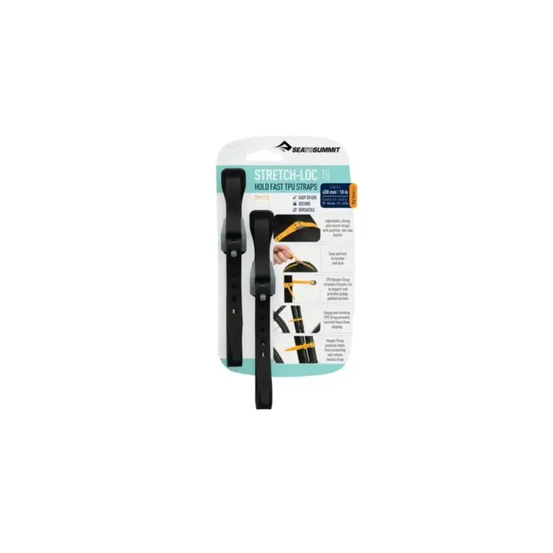 Oferta czasowa Pasy mocujące Stretch-Loc 20 - 20Mm X 500Mm - 2 Pack - Black
