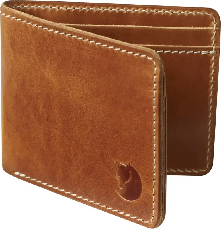 Ostatnie sztuki Portfel skórzany Fjallraven Övik Wallet - Leather Cognac