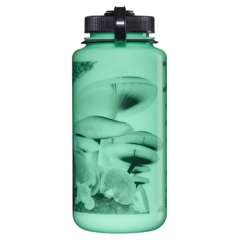 Oferta Butelka Nalgene 32 oz (1L) Wide Mouth Glow - Glow/Black Mushrooms