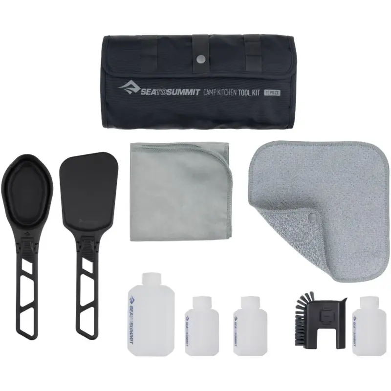 Nowy Zestaw narzędzi kuchennych Sea to Summit Camp Kitchen Tool Kit z buteleczkami - 10 elementów