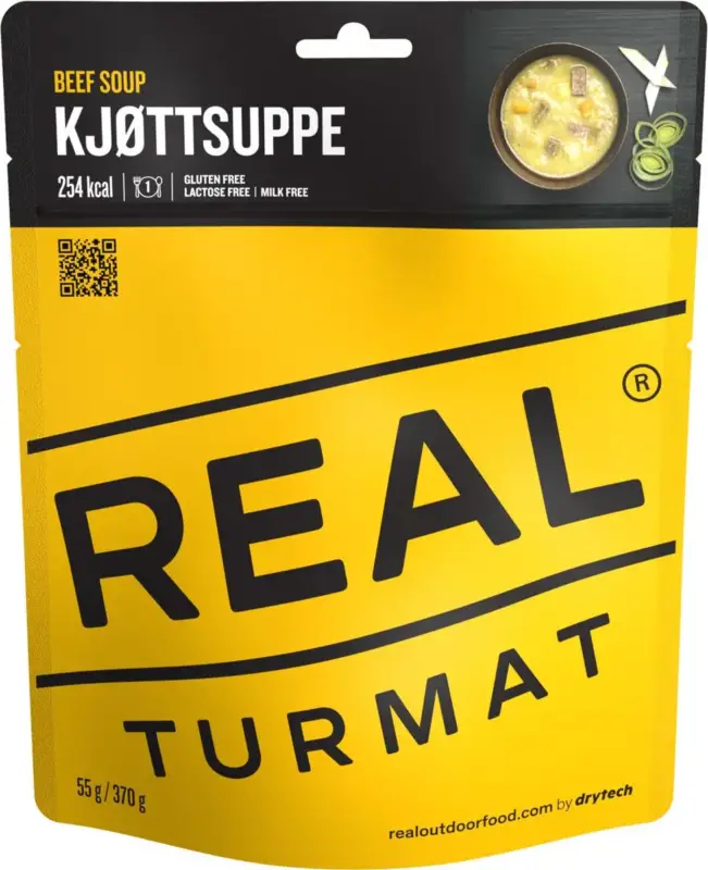 Danie liofilizowane Real Turmat - Zupa z wołowiny 370 g Zniżka