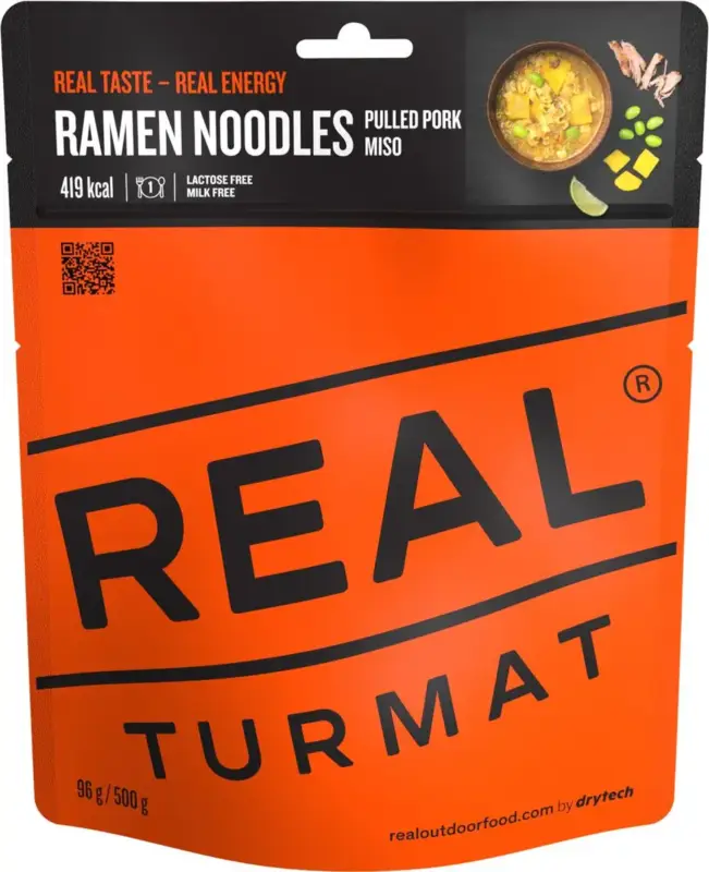 Darmowy zwrot Danie liofilizowane Real Turmat - Makaron Miso Ramen 500 g