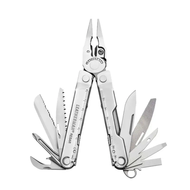 Ostatnie sztuki Narzędzie wielofunkcyjne Multitool Leatherman Rebar (17 narzędzi) - Stainless Steel