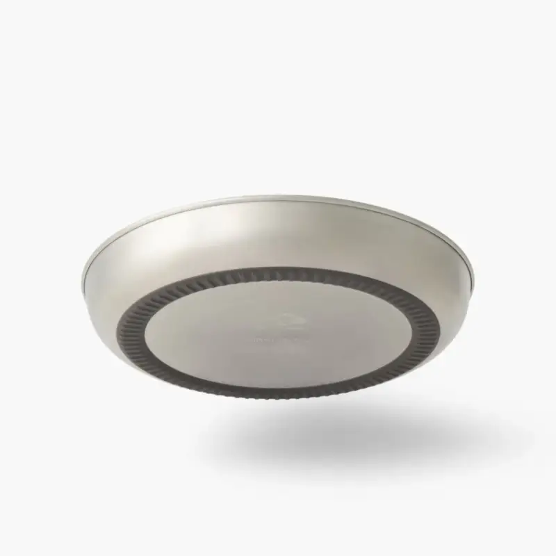 Talerz ze stali nierdzewnej STS Detour Stainless Steel Plate - Beluga Grey Bezpieczna płatność