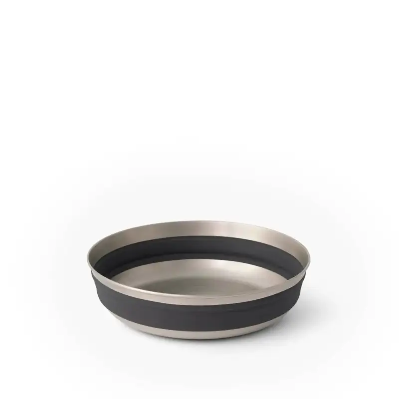 Zamów teraz Miska składana ze stali nierdzewnej STS Detour Stainless Steel Collapsible Bowl - Beluga Grey