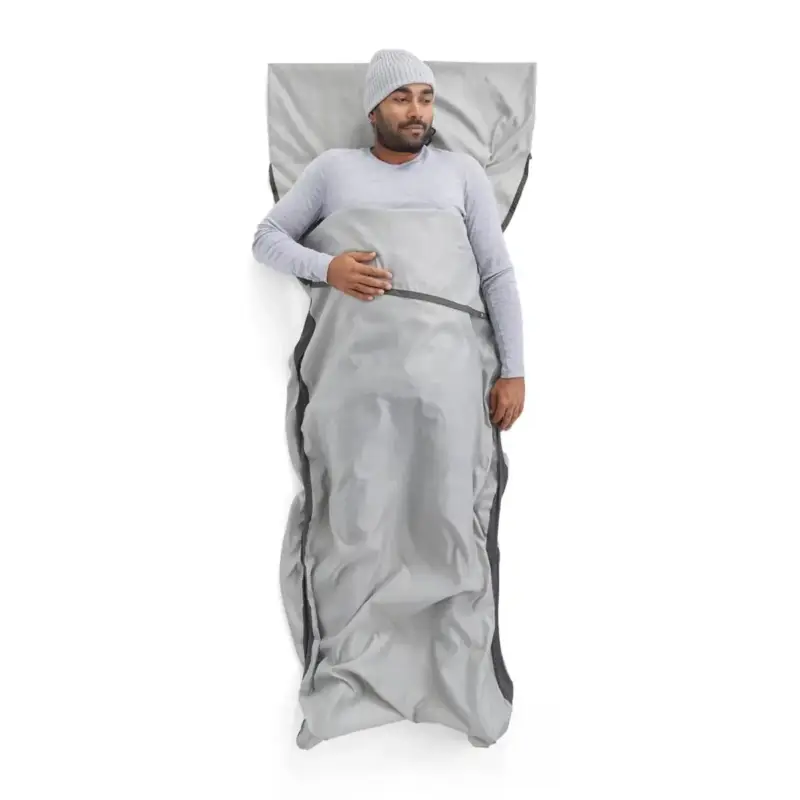 Bestseller Wkładka do śpiwora Sea to Summit Silk Blend Sleeping Bag Liner - Mummy - Compact