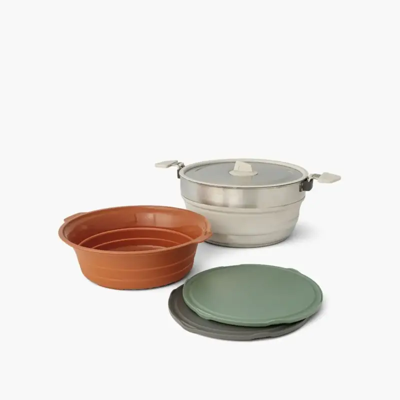Zestaw naczyń STS Detour Essentials Camp Kitchen Kit - (4 Piece) Ograniczona ilość