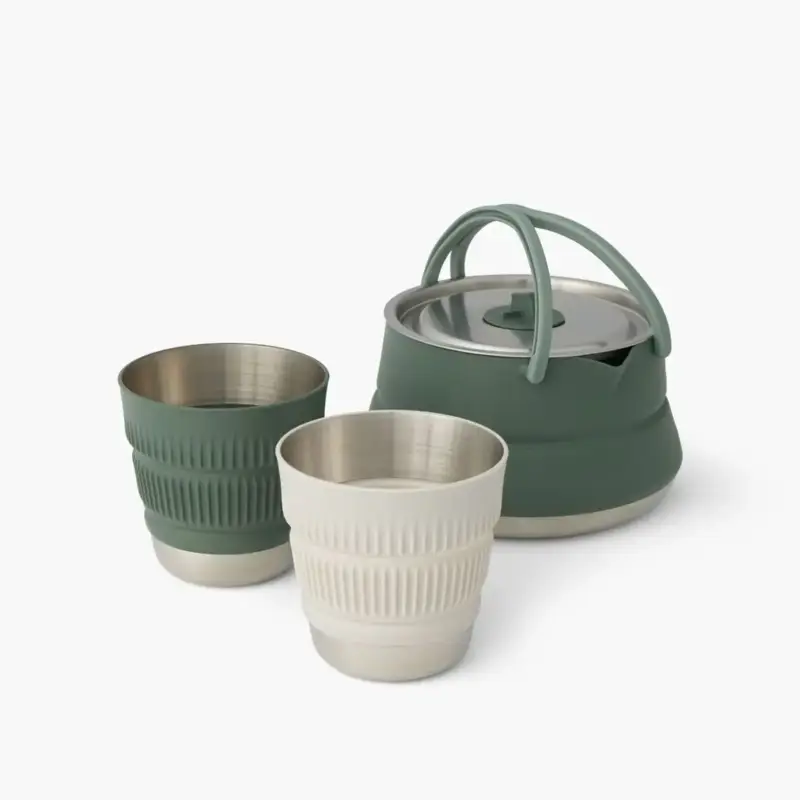 Zestaw naczyń STS Detour Stainless Steel Kettle Cook Set - (2 People, 3 Piece) Do wyczerpania zapasów
